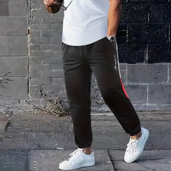 2xl men graphic jogger athletic pants - Picture 1 of 5